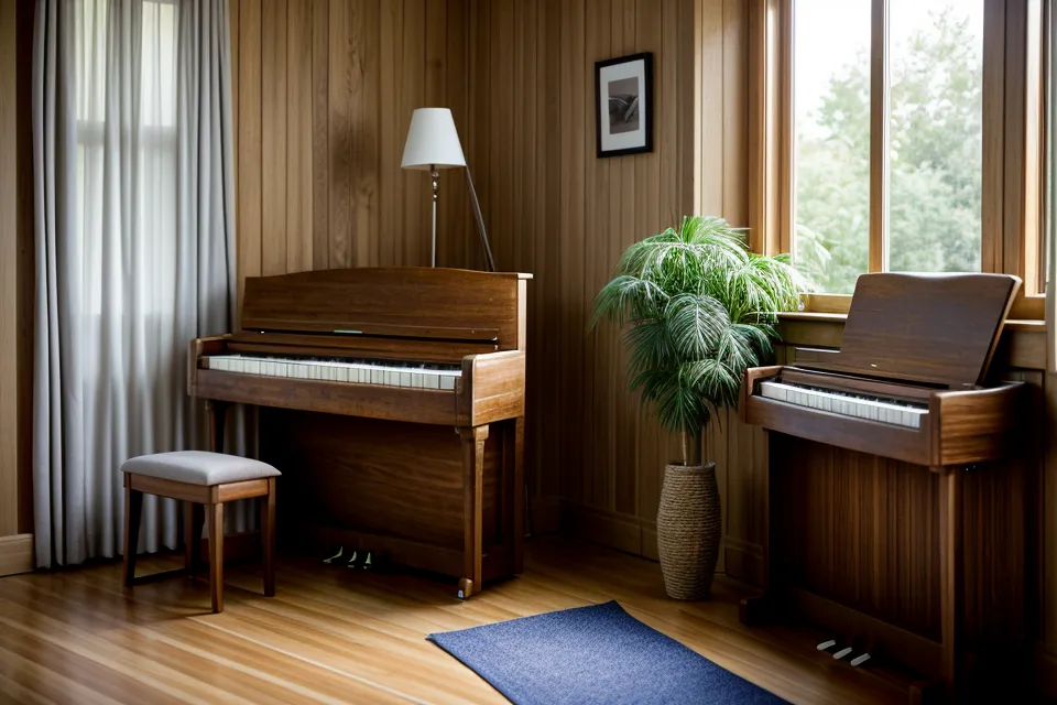 Pantalla de laptop con software de piano junto al teclado Casio